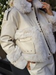 Яке Leather Beige