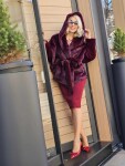 Палто Best Seller Burgundy