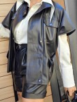 Комплект с къси панталони Leather Black