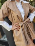 Комплект с къси панталони Leather Beige