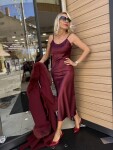 Рокля Burgundy Satin