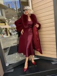 Рокля Burgundy Satin